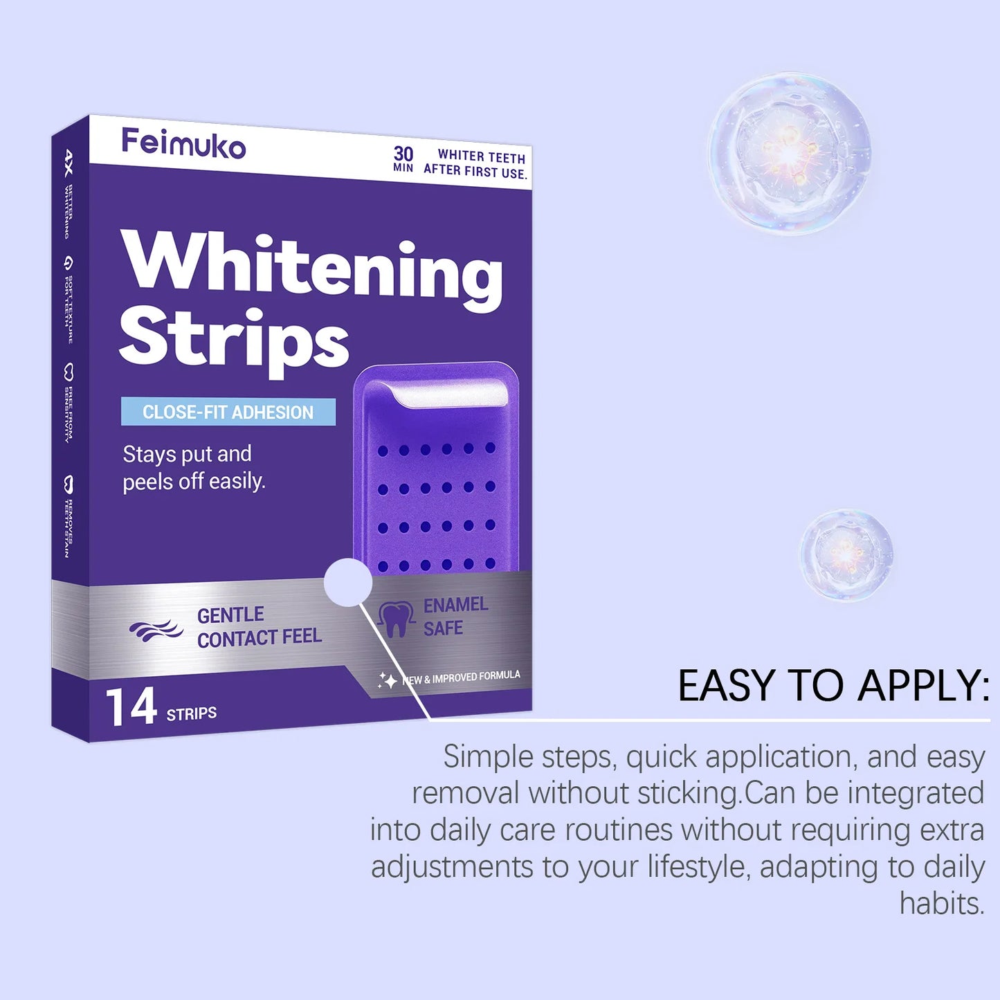 Anti Yellow Whitening Strips